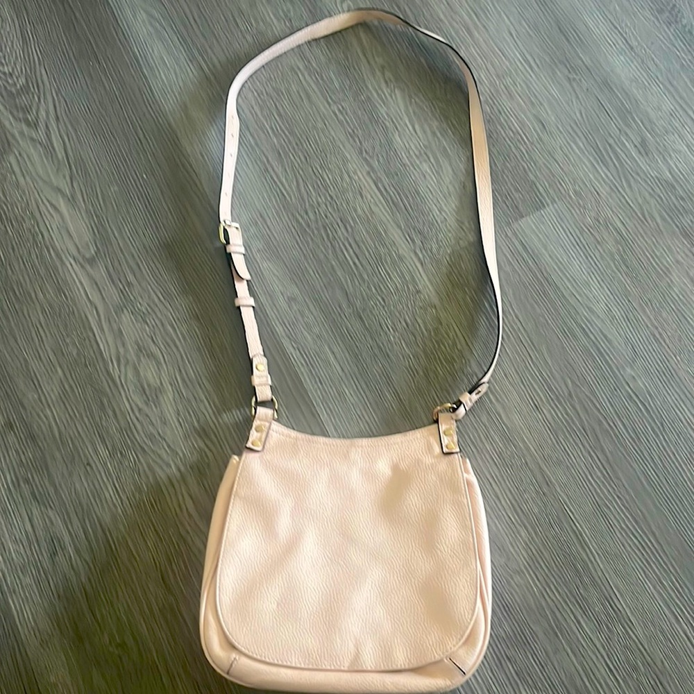 Pink purse faux leather